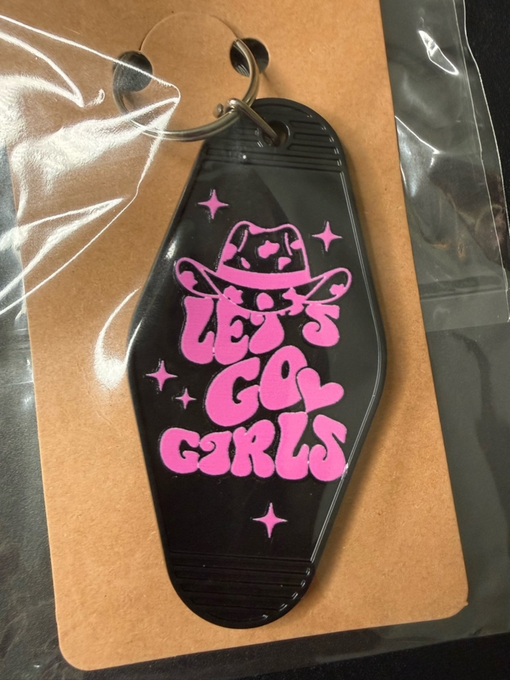 Retro Motel Style Keychain